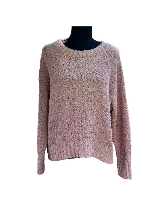 Social Standard by Sanctuary Sweaters - Social Standard by Sanctuary Women's Dusty Pink Popcorn Knit Sweater Size M